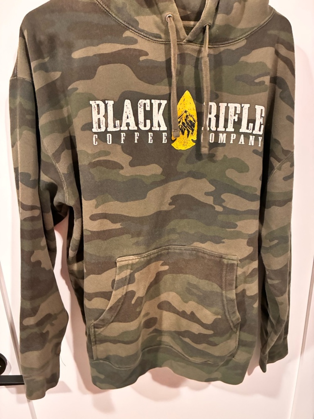 Black Rifle Coffee Company Camo Pullover Hoodie - Green